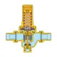 Редуктор давления воды Caleffi 5360 536050 3/4″ с американками, 0,5-6 бар, до 80 °C, под манометр