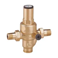 Редуктор давления воды Caleffi 5360 536070 1 1/4″ с американками, 0,5-6 бар, до 80 °C, под манометр