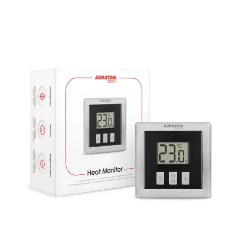 Термостат Auraton Heat Monitor беспроводной SMART черный
