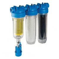 Фільтр триступеневий Atlas Filtri HYDRA RAINMASTER TRIO 3/4" з картриджами RAH, FA та LA