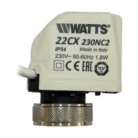 Сервопривід електротермічний Watts 22CX230NC2 230 В нормально закритий M30x1,5 IP54
