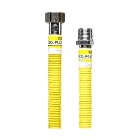 Шланг для газу Eco-Flex Газ Супер 1/2" гайка-штуцер 50 см в ПВХ-оболонці