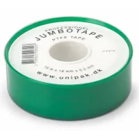 Лента PTFE Unipak Jumbotape Professional 15м × 19мм × 0,2мм (плотн. 0,6 г/см³)
