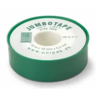 Лента PTFE Unipak Jumbotape Standard 10м × 19мм × 0,2мм (плотн. 0,35 г/см³)