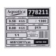 Шнековый скважинный насос Aquatica 4QGDM1.2-50-0.37 4 дюйма для скважины от 120 мм 0,37 кВт 95 м кабель 10 м