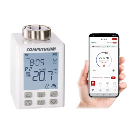 Термоголовка COMPUTHERM Q15 Wi-Fi программируемая