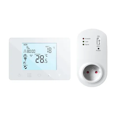 Комплект терморегулятора Auraton Orion 230V SET Wi-Fi Tuya с розеточным приемником