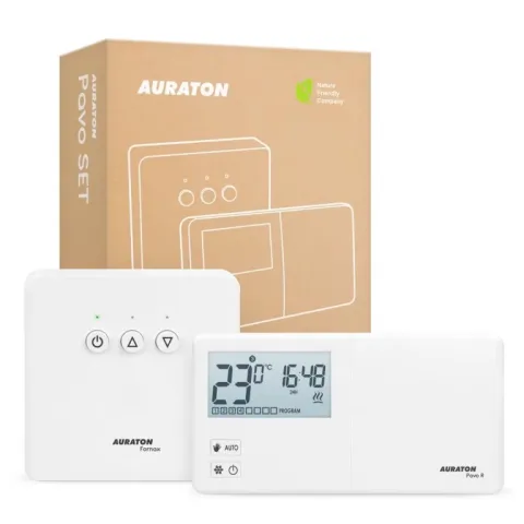 Комплект терморегулятора Auraton Pavo SET беспроводной недельный