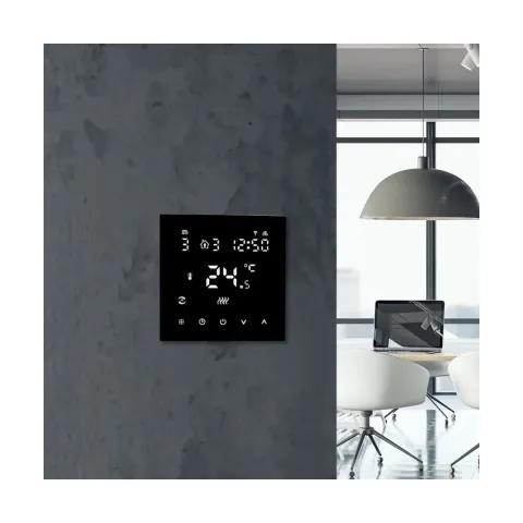 Терморегулятор Auraton 2YA Wi-Fi Tuya встраиваемый черный