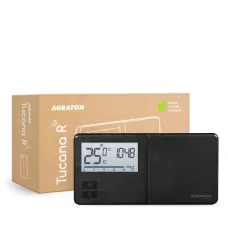 Терморегулятор Auraton Tucana чорний дротовий тижневий