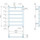 Полотенцесушитель водяной Mario INOX Флет 570x430/400 из полированной нержавеющей стали
