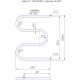 Полотенцесушитель водяной Mario INOX Змейка 25 525x400/500 из полированной нержавеющей стали