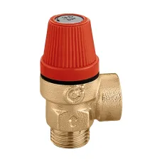 Предохранительный клапан Caleffi 312 312440 1/2″ НР x 1/2″ ВР, 4 бар, мембранный, до 110 °C