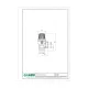 Предохранительный клапан Caleffi 312 312440 1/2″ НР x 1/2″ ВР, 4 бар, мембранный, до 110 °C