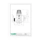 Предохранительный клапан Caleffi 313 313532 3/4″ ВР x 3/4″ ВР, 3 бар, с отверстием под манометр