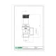 Предохранительный клапан Caleffi 513 513640 1″ ВР x 1 1/4″ ВР, 4 бар, мембранный, до 110 °C