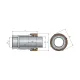 Зажимная муфта GEBO Quick QI 3/4" (DN20) с внутренней резьбой для стальных труб 24,6-27,3 мм
