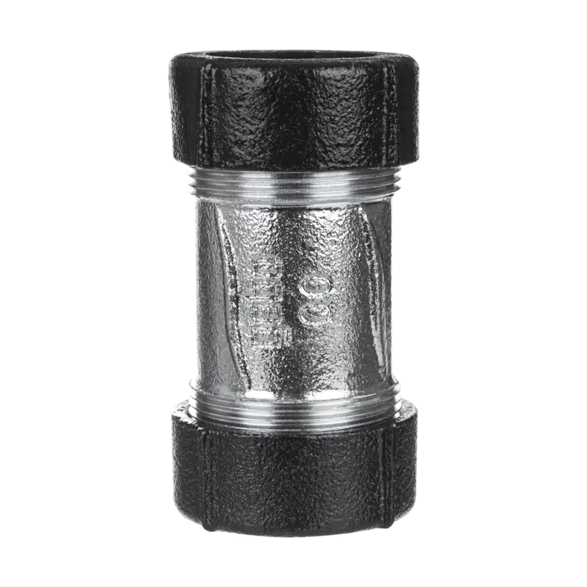 Зажимная муфта GEBO Quick QO 1/2" (DN15) двусторонняя для соединения стальных труб 19,7-21,8 мм