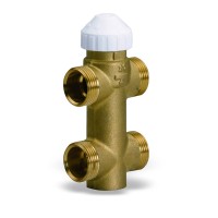 Триходовий 4-патрубковий клапан для фанкойлів Watts 413134P 3/4" DN20 Kvs 2,8 змішувальний або розподільний